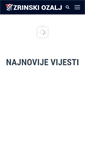 Mobile Screenshot of nk-zrinski-ozalj.hr
